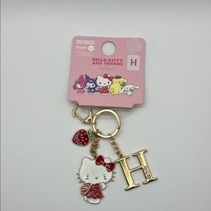 Sanrio Hello Kitty Keychain with Gold and Red #2